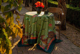 Monkey Paradise Square Tablecloth in Delta