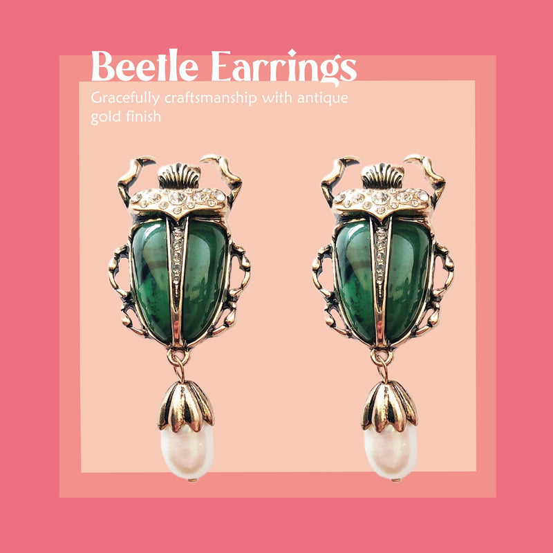 Beetle Earrings - THE WILD SHOWCASE