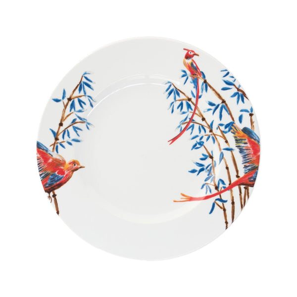 Dinner plate Bamboo & Singing Birds - THE WILD SHOWCASE