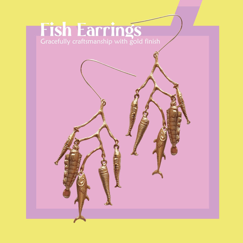 Fish Earrings - THE WILD SHOWCASE