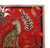 Leopard Napkins in Royal Red - The Wild Showcase