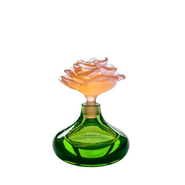 Perfume Bottle Rose Romance Green - THE WILD SHOWCASE