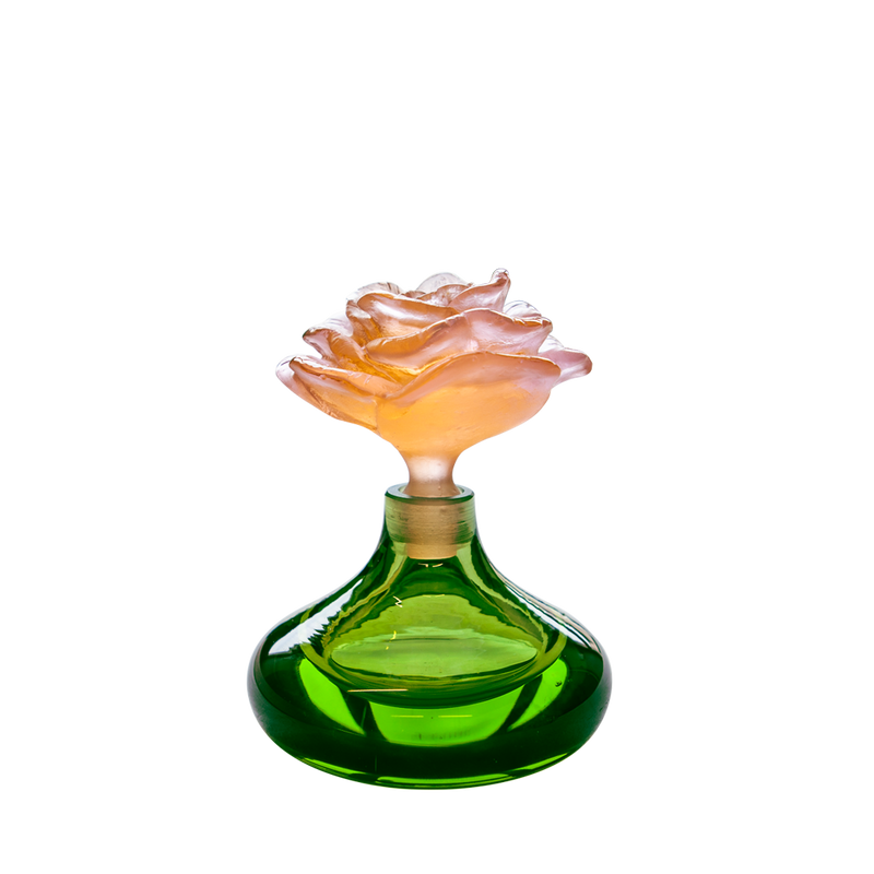 Perfume Bottle Rose Romance Green - THE WILD SHOWCASE